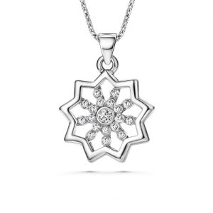 Baha'i jewellery, Baha'i nine pointed star pendant necklace