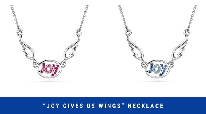 Joy Gives Us Wings Necklace